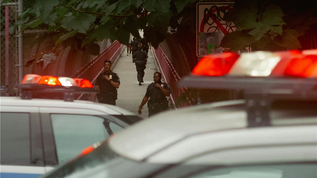 New York Police Cars and Officers